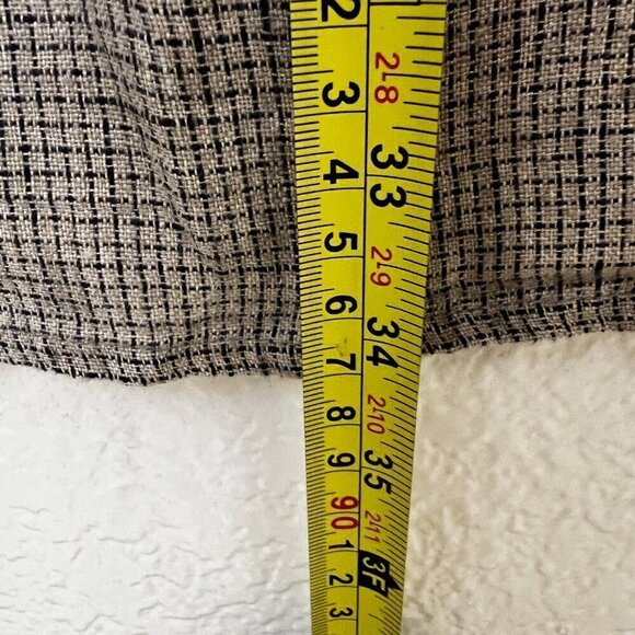 Banana Republic 100% Linen Button Down Shirt Windowbox Check Slim Fit Size Large - Picture 7 of 9